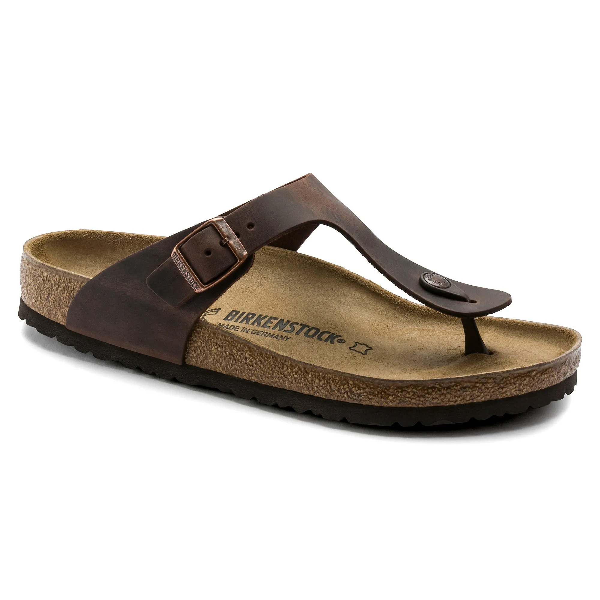 Birkenstock Gizeh Oiled Leather Color: Habana