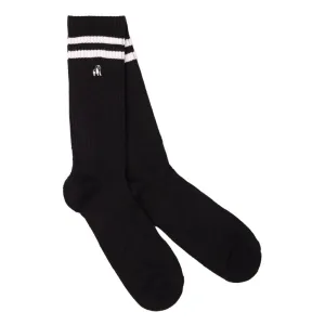 Black Athletic Bamboo Socks