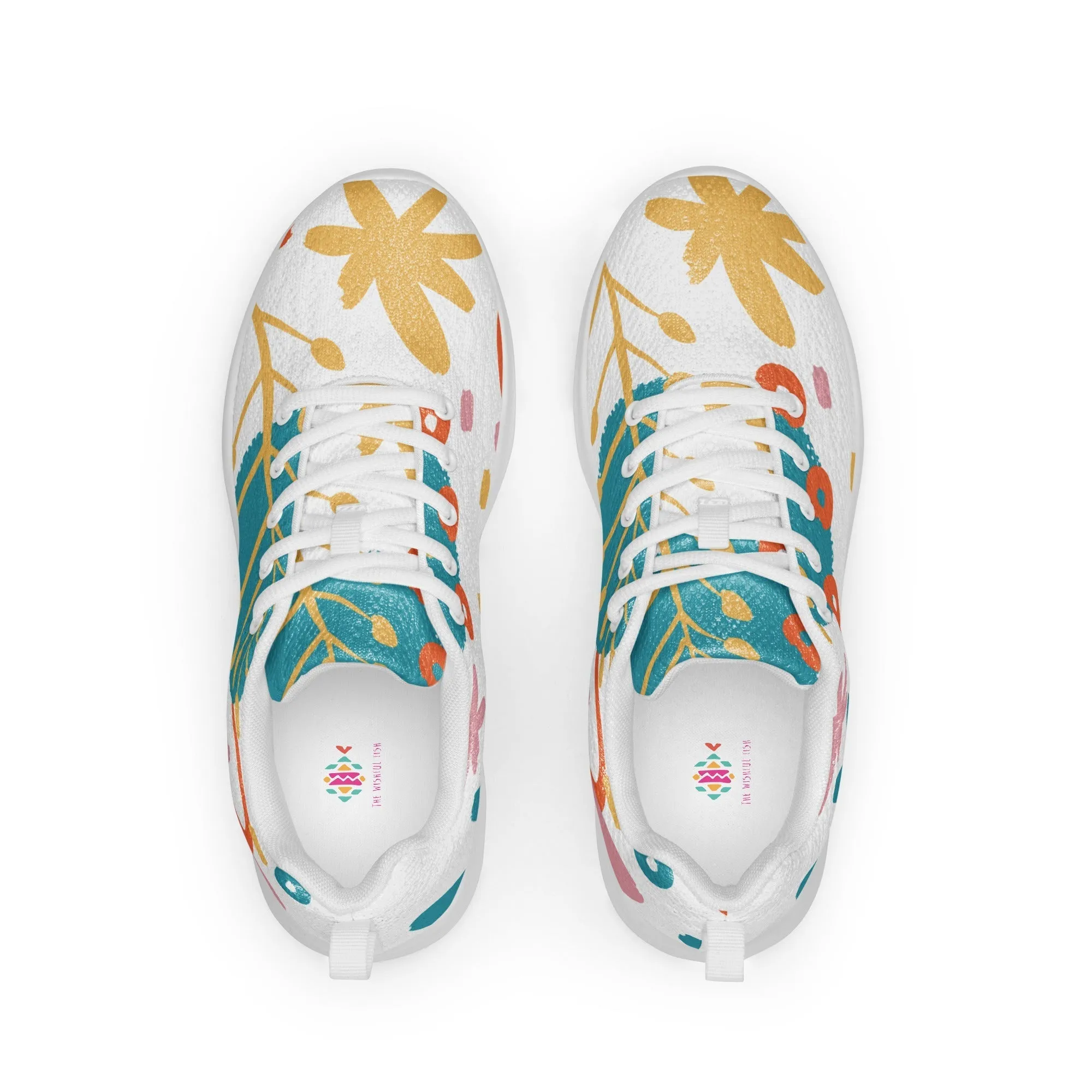 BOTANICAL Print Athletic Shoes