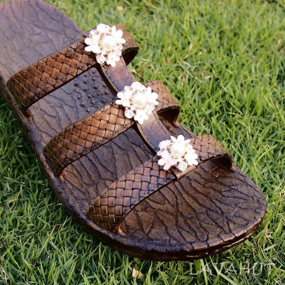 Brown Jaya Pearl Jandals® - Pali Hawaii