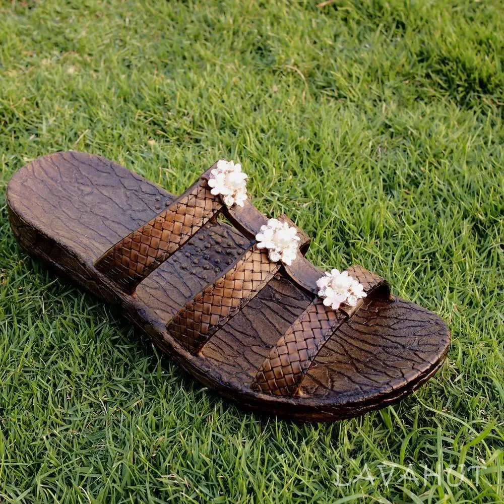 Brown Jaya Pearl Jandals® - Pali Hawaii