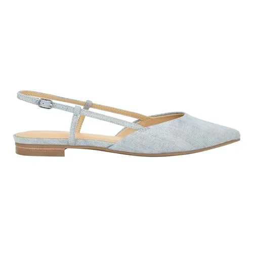 Calvin Klein Women's Stephany3 Ballet Flat, Milk 150, 11