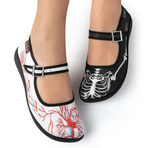 Chocolaticas® Blood & Bones Women's Mary Jane Flat