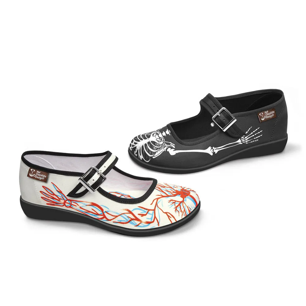 Chocolaticas® Blood & Bones Women's Mary Jane Flat