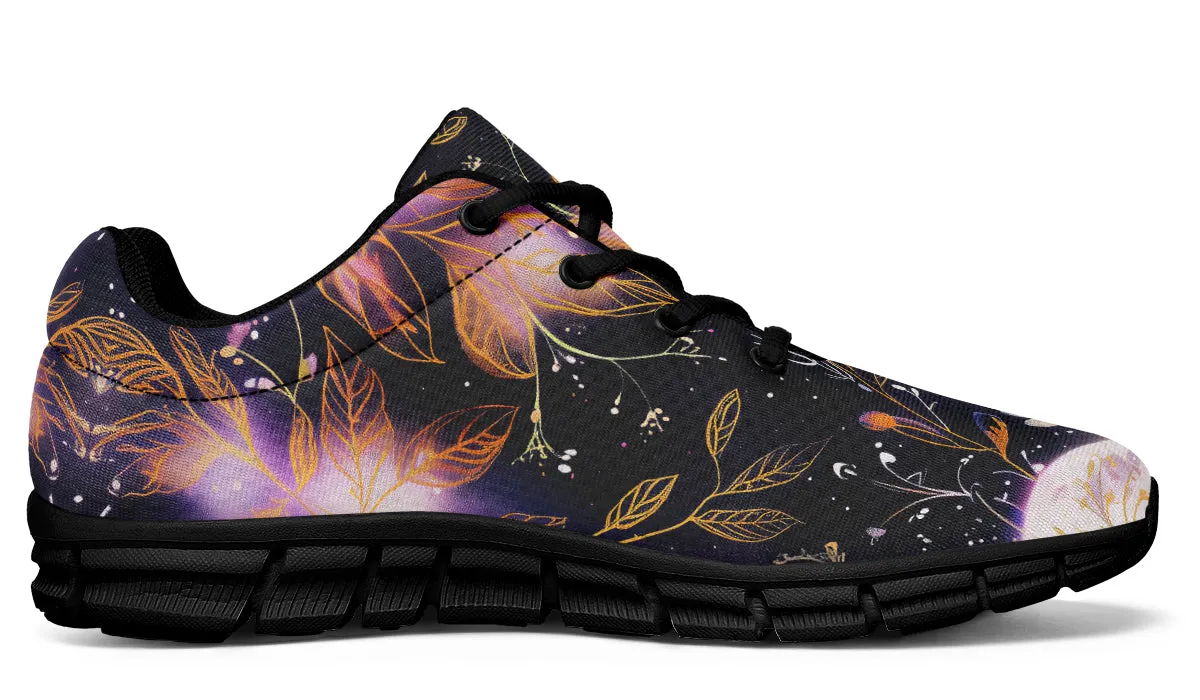 Cosmic Petals Athletic Sneakers - Light Breathable and Comfortable Sports Shoes with Anti-Slip Soles