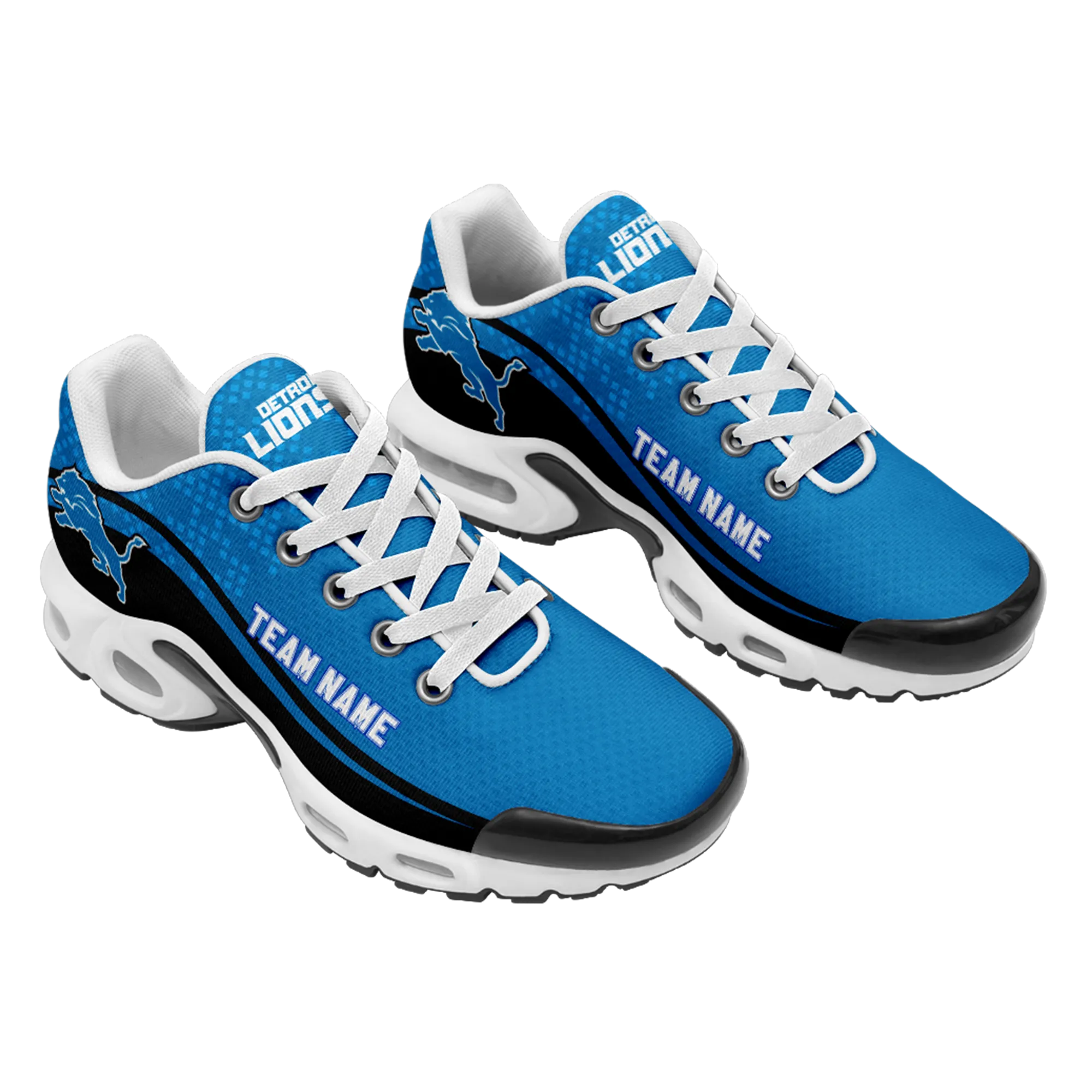 Detroit Lions- Fashion Men/Women Sports Shoes Sports Wear Shoes NFL Game Comfortable and Breathable