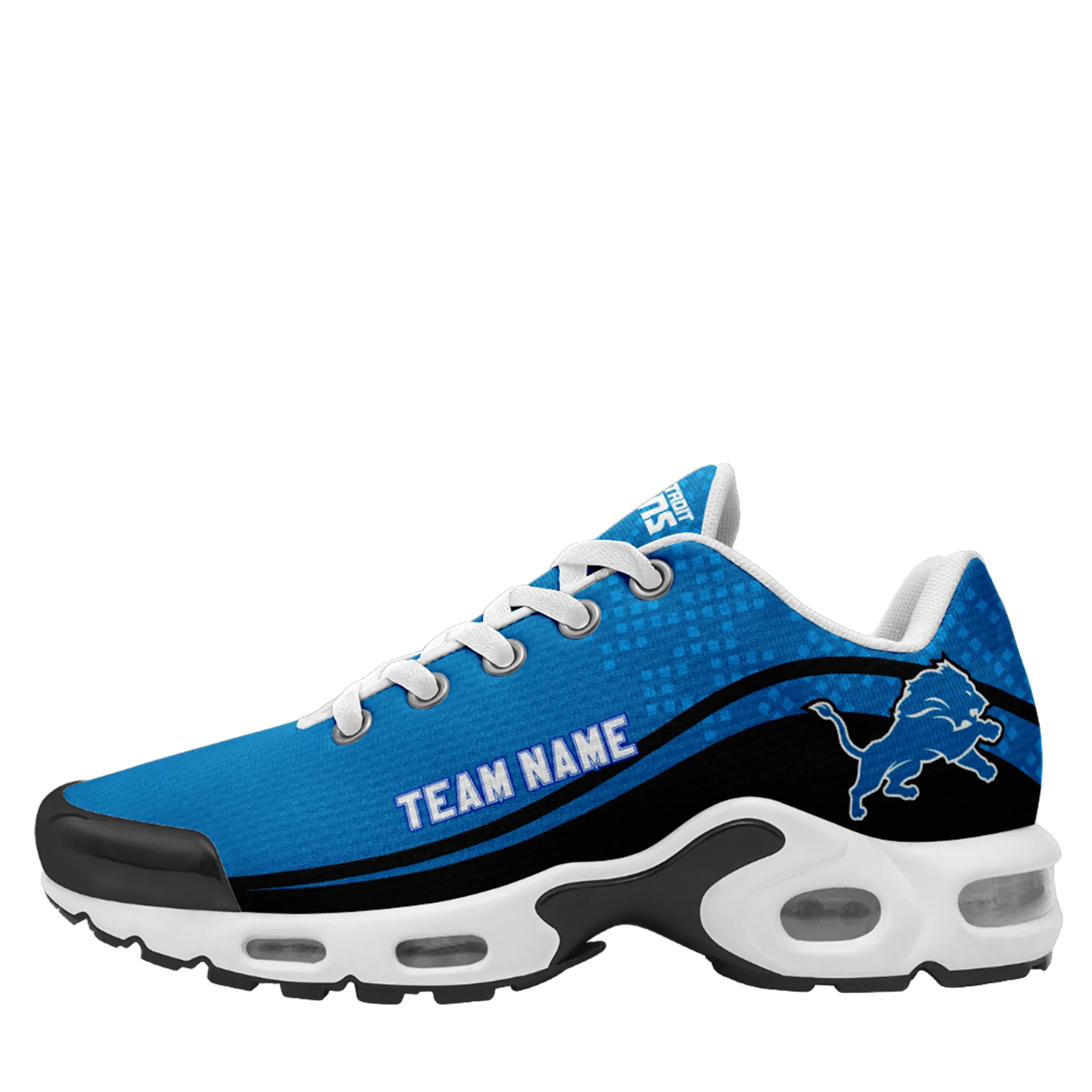 Detroit Lions- Fashion Men/Women Sports Shoes Sports Wear Shoes NFL Game Comfortable and Breathable