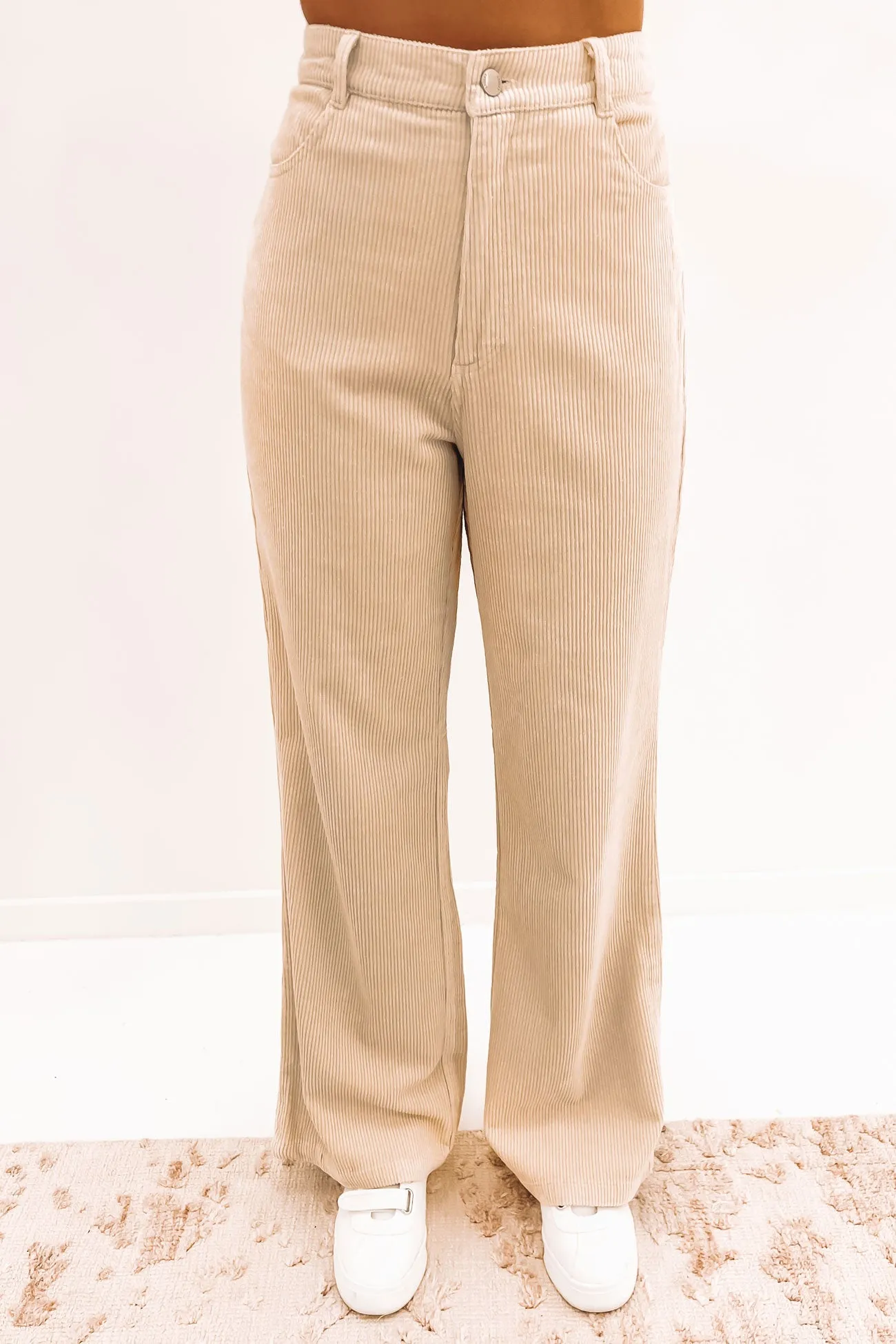 Eden Cord Pant Off White