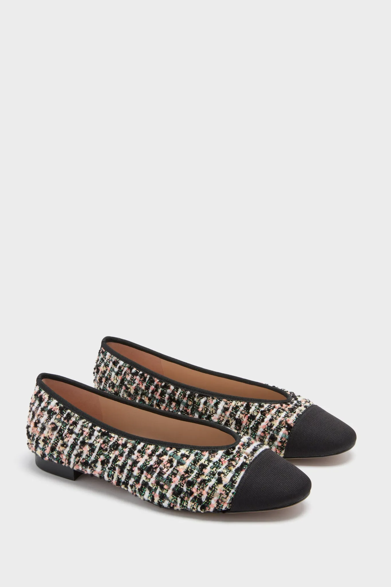 Embellished Tweed Nina Flats