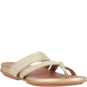 Fitflop Gracie Shimmerlux Strappy Toe Post Sandals