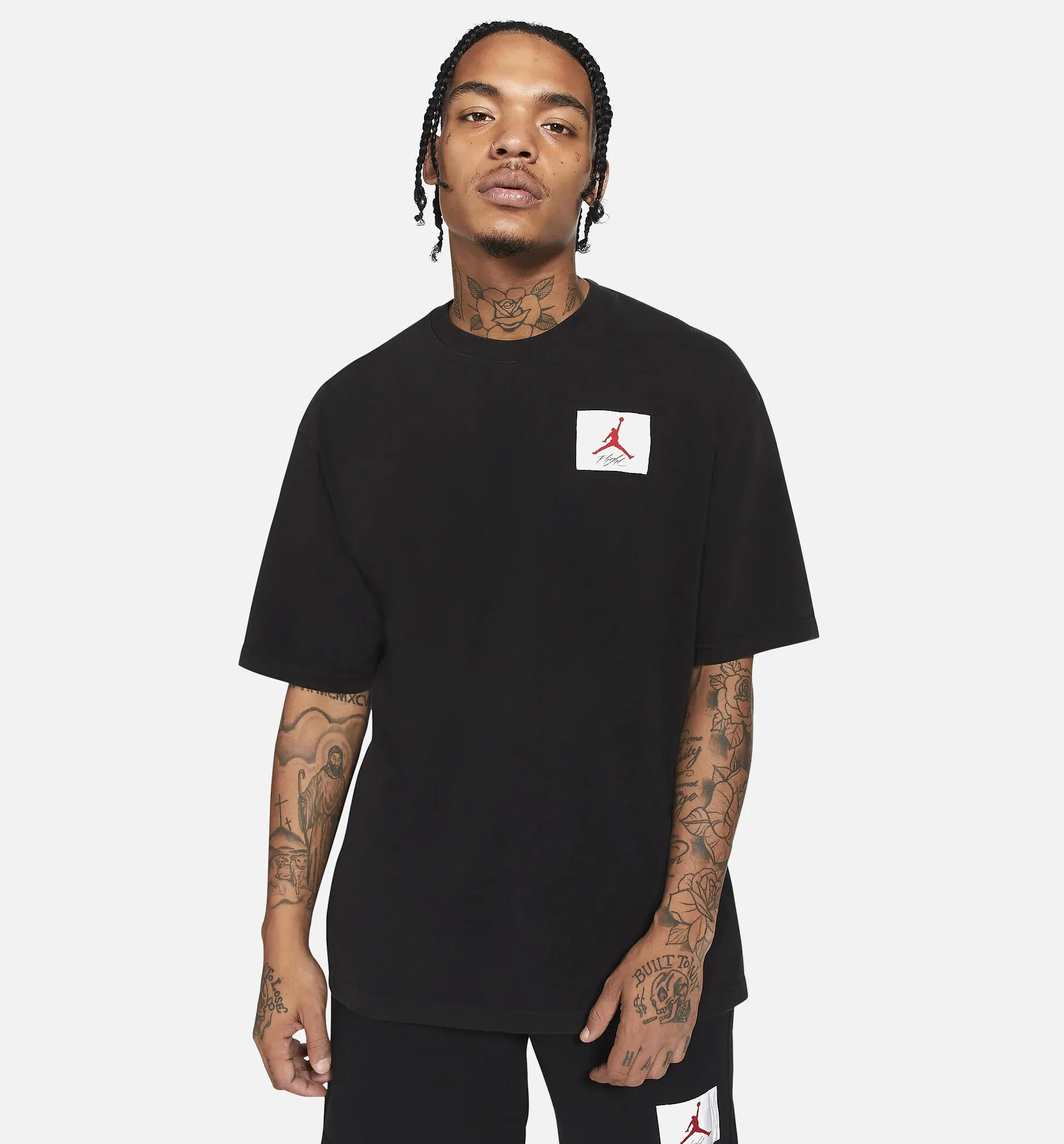 Flight Short Sleeve Mens Shirt - Black/Black