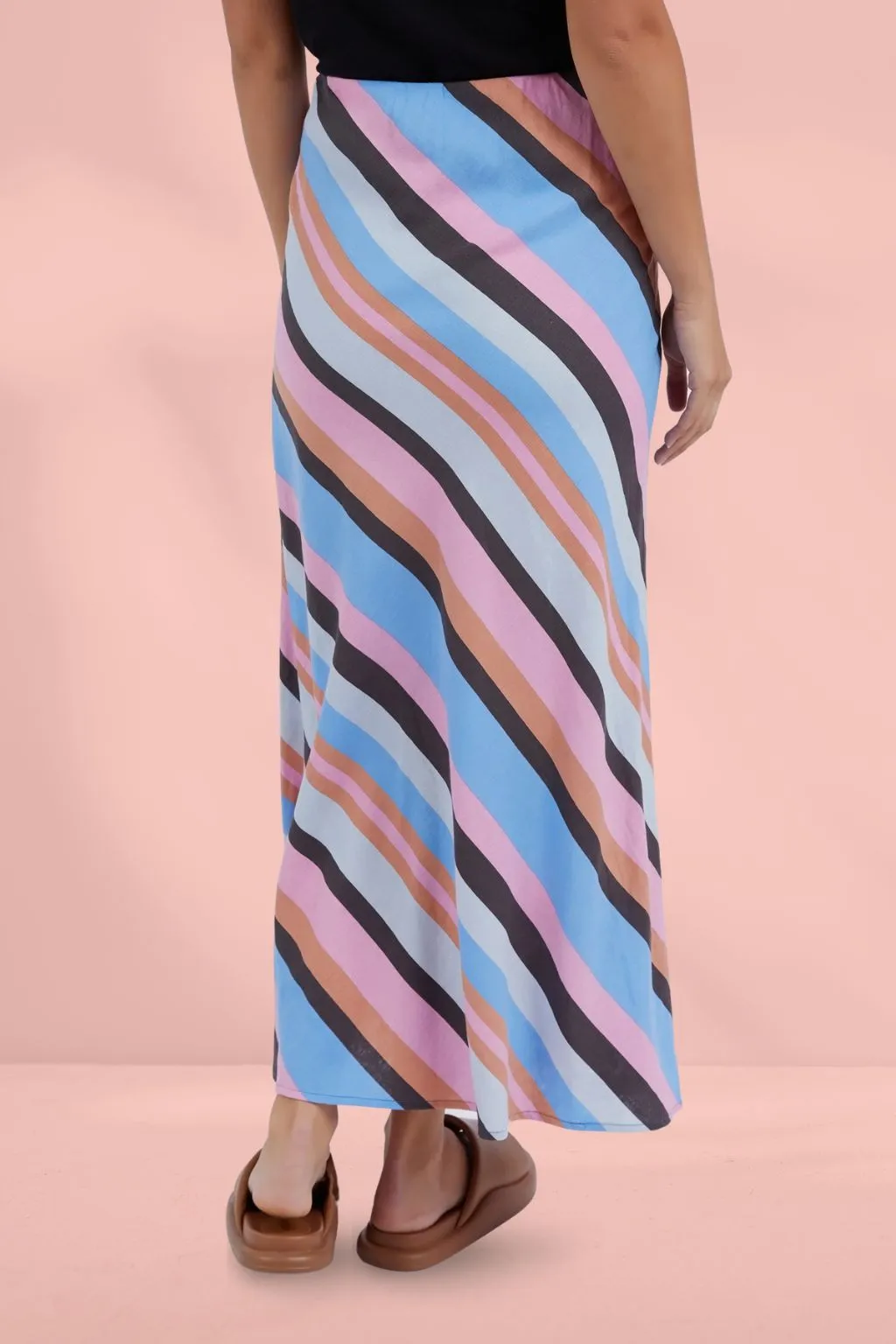 Foxwood Gazelle Stripe Skirt Multi