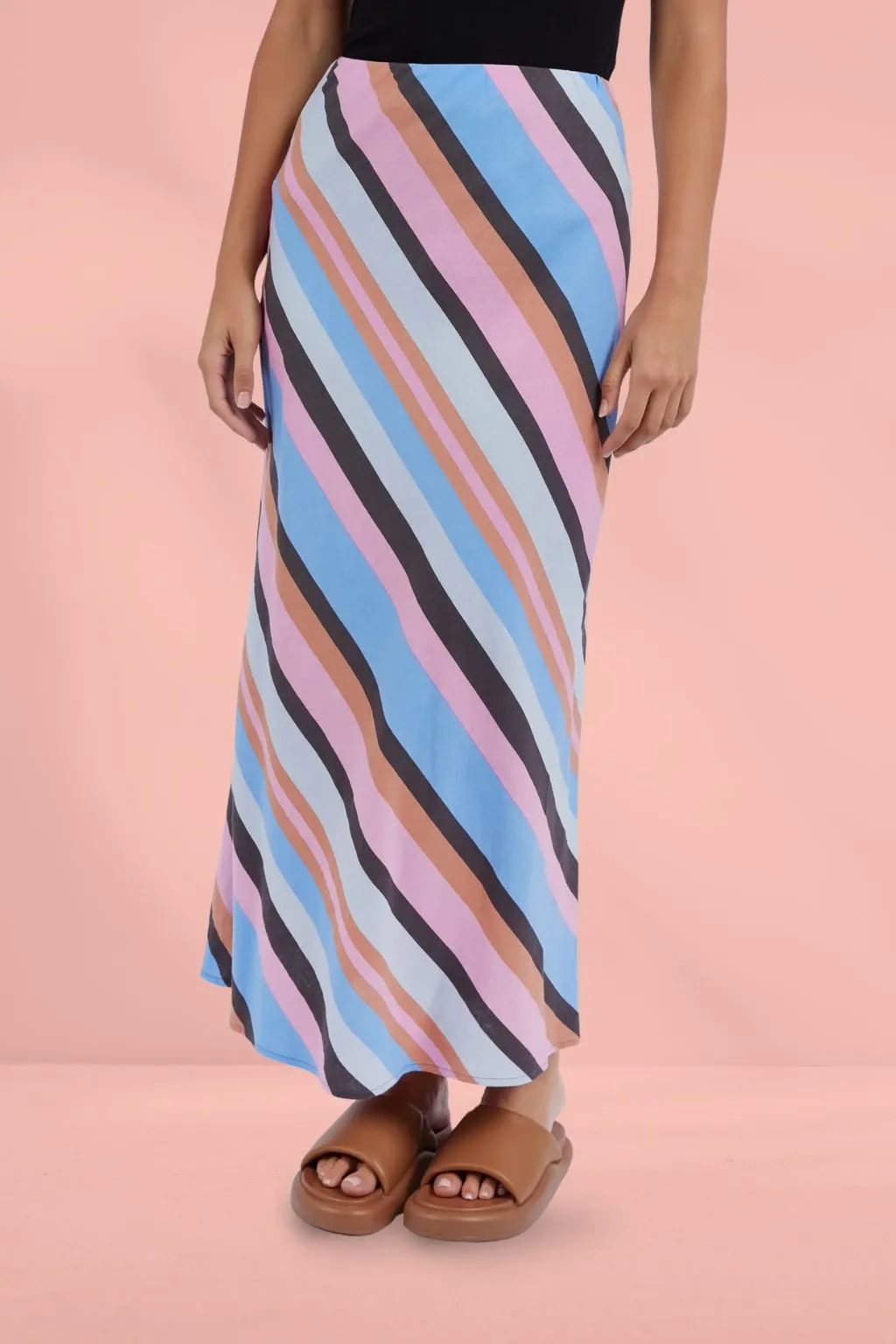 Foxwood Gazelle Stripe Skirt Multi