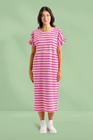 Homelee Nevaeh Midi Dress Candy Stripe