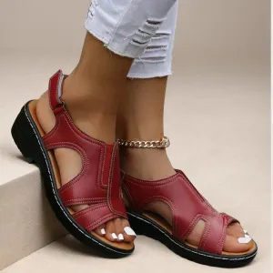 Jacel Supportive Leather Sandals