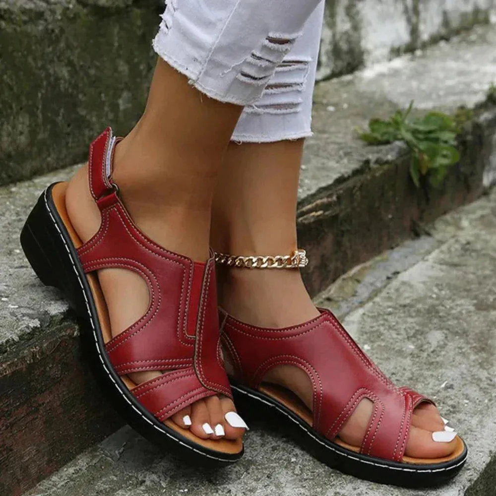 Jacel Supportive Leather Sandals