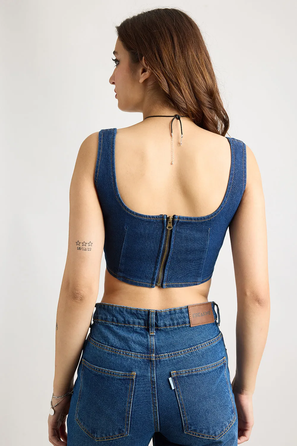 Jean Corset Top