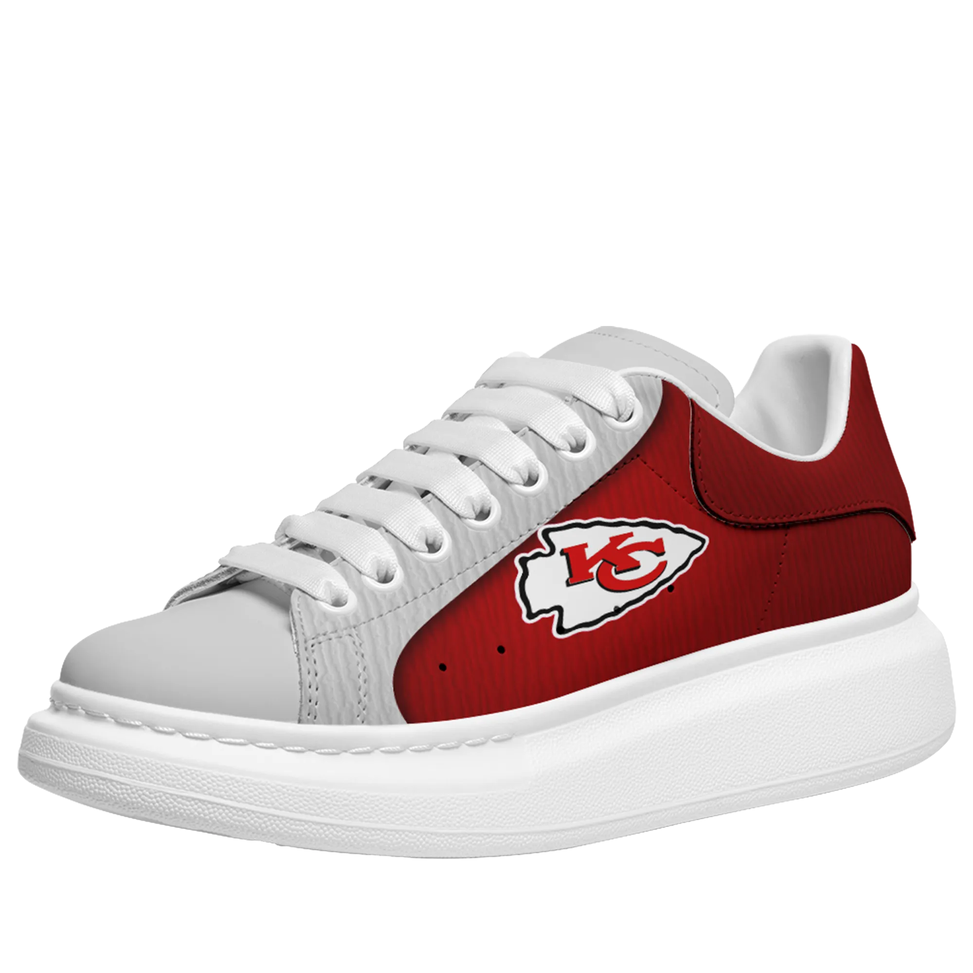 Kansas City Chiefs- McQueen Shoes Unisex Fashionable Casual Shoes for Walking Comfortable and Breathable