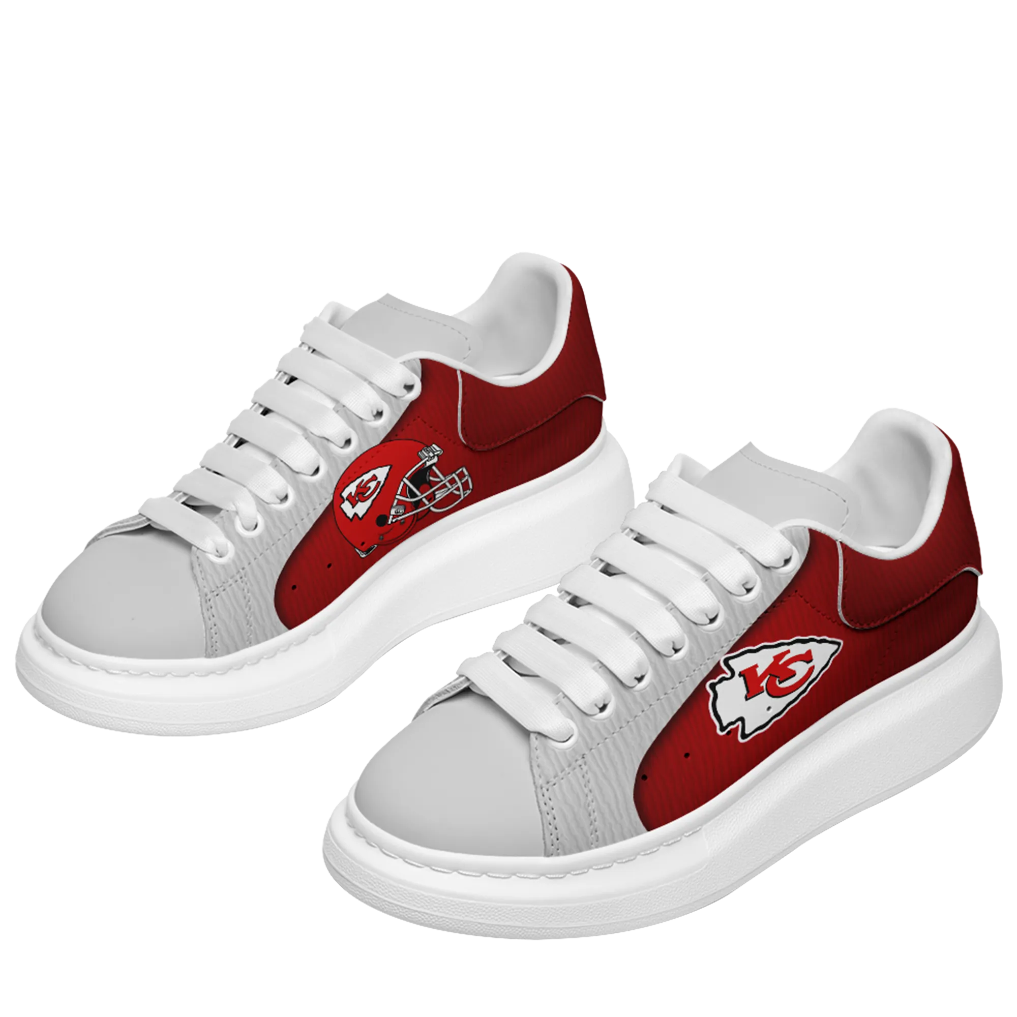 Kansas City Chiefs- McQueen Shoes Unisex Fashionable Casual Shoes for Walking Comfortable and Breathable