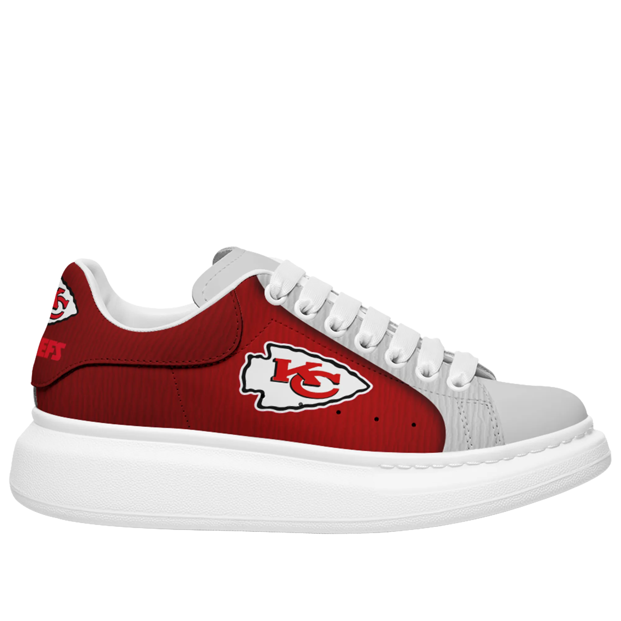 Kansas City Chiefs- McQueen Shoes Unisex Fashionable Casual Shoes for Walking Comfortable and Breathable