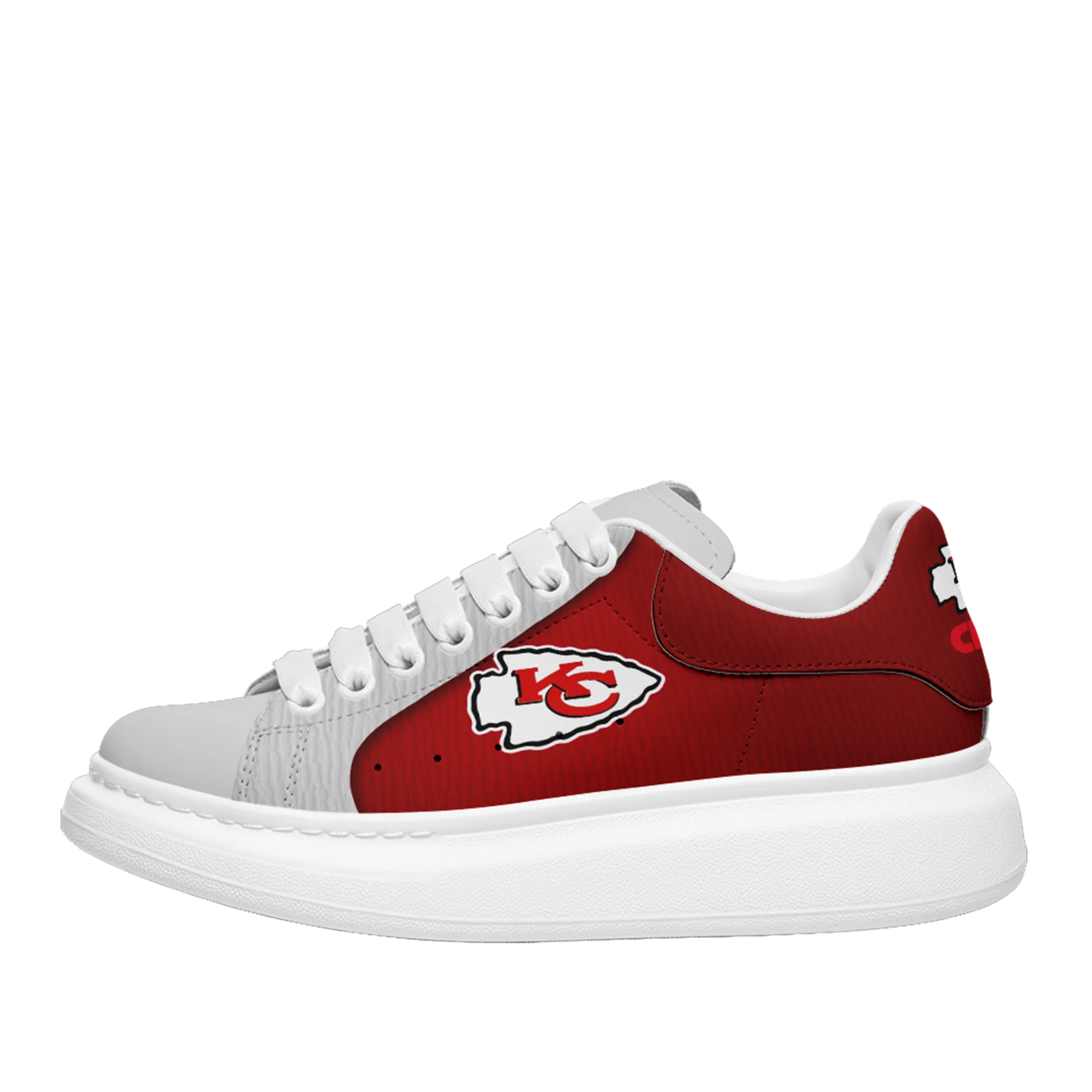 Kansas City Chiefs- McQueen Shoes Unisex Fashionable Casual Shoes for Walking Comfortable and Breathable