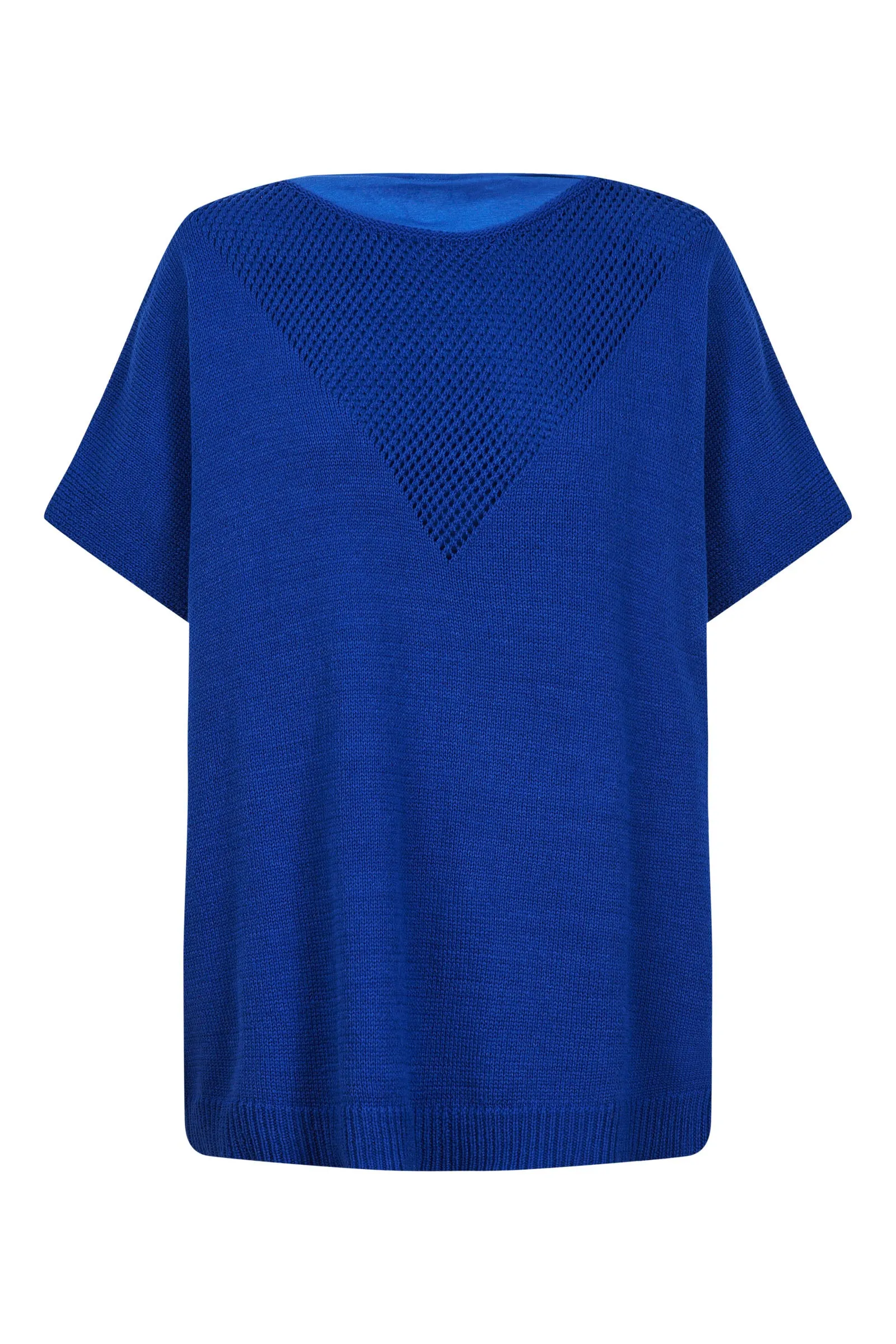 La Sable Knit Top - Cobalt