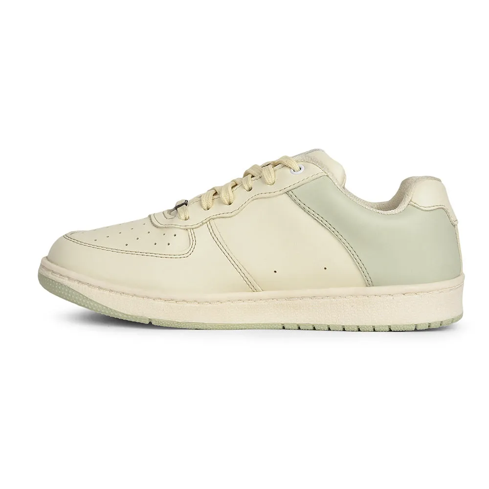 Leap7x Casual Off White Lacing Sneakers For Women SPORTSTAR3 By Liberty