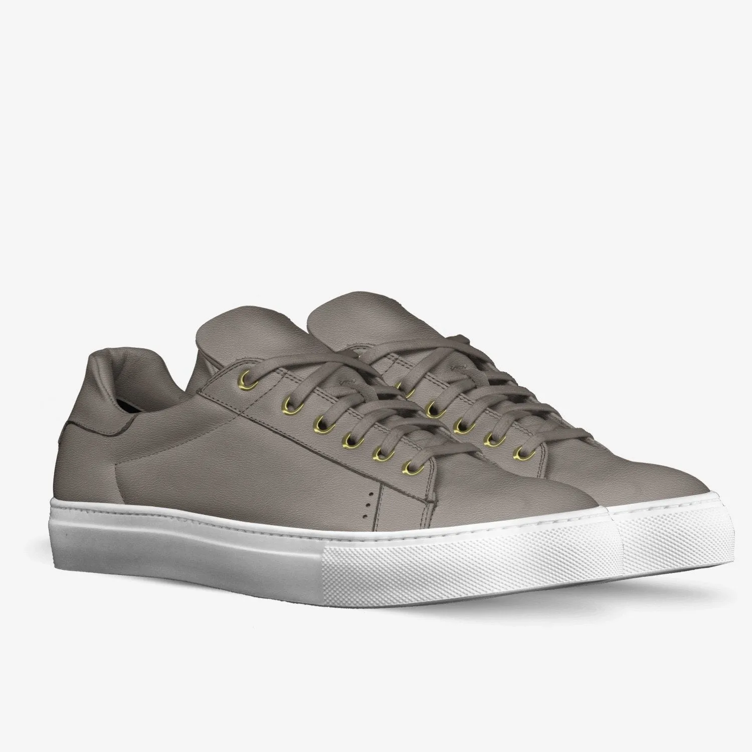 LORENZO LEATHER SNEAKERS IN CLAY