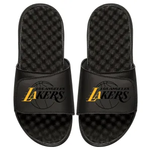 Los Angeles Lakers ISlide Tonal Pop Slide Sandals - Black