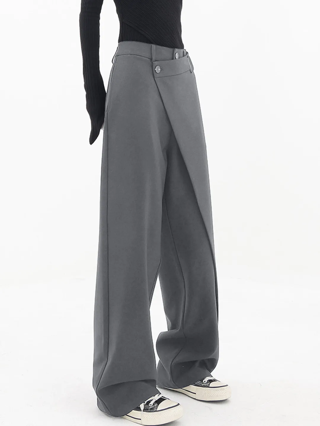 Maddalena | ASYMMETRIC BAGGY TROUSERS