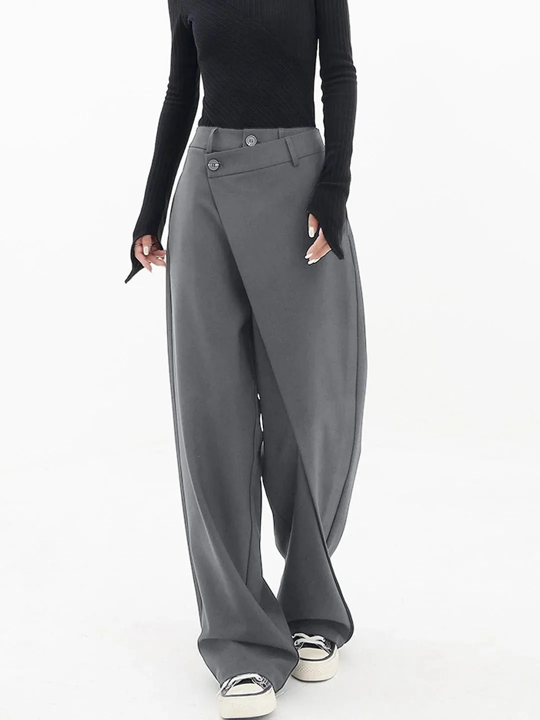 Maddalena | ASYMMETRIC BAGGY TROUSERS