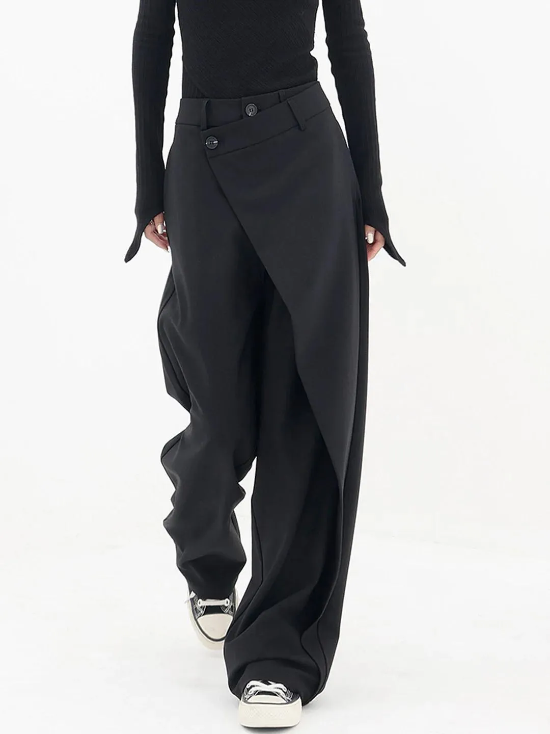 Maddalena | ASYMMETRIC BAGGY TROUSERS