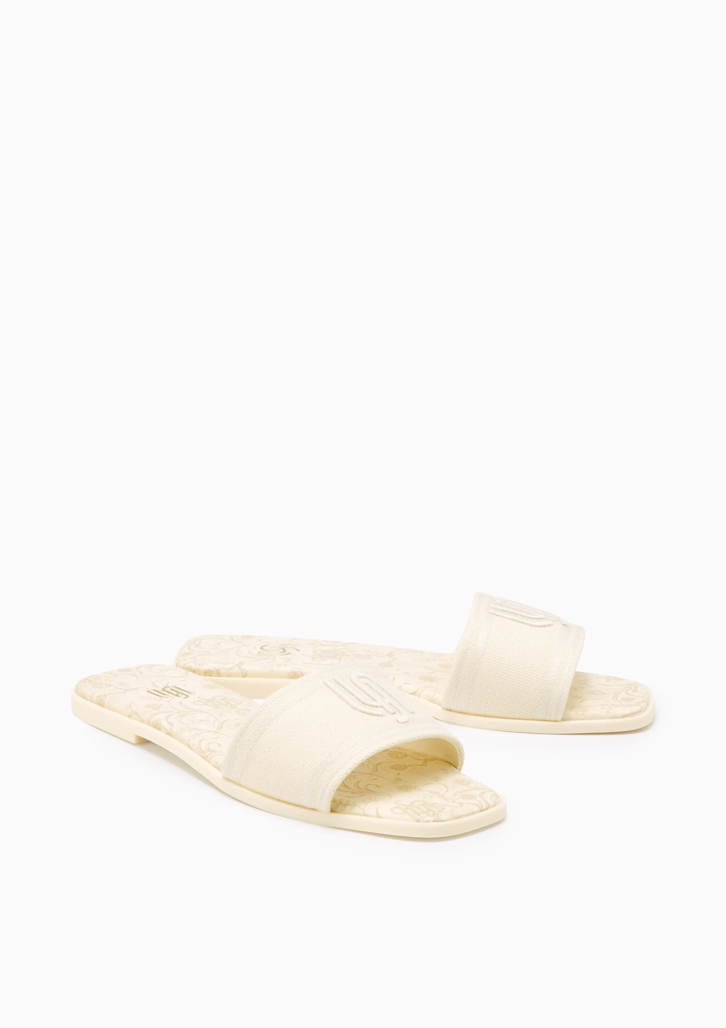 Maiden Flat Infinite Sandals Ivory