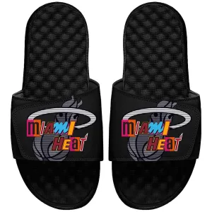 Miami Heat ISlide 2021/22 City Edition Jersey Slide Sandals - Black