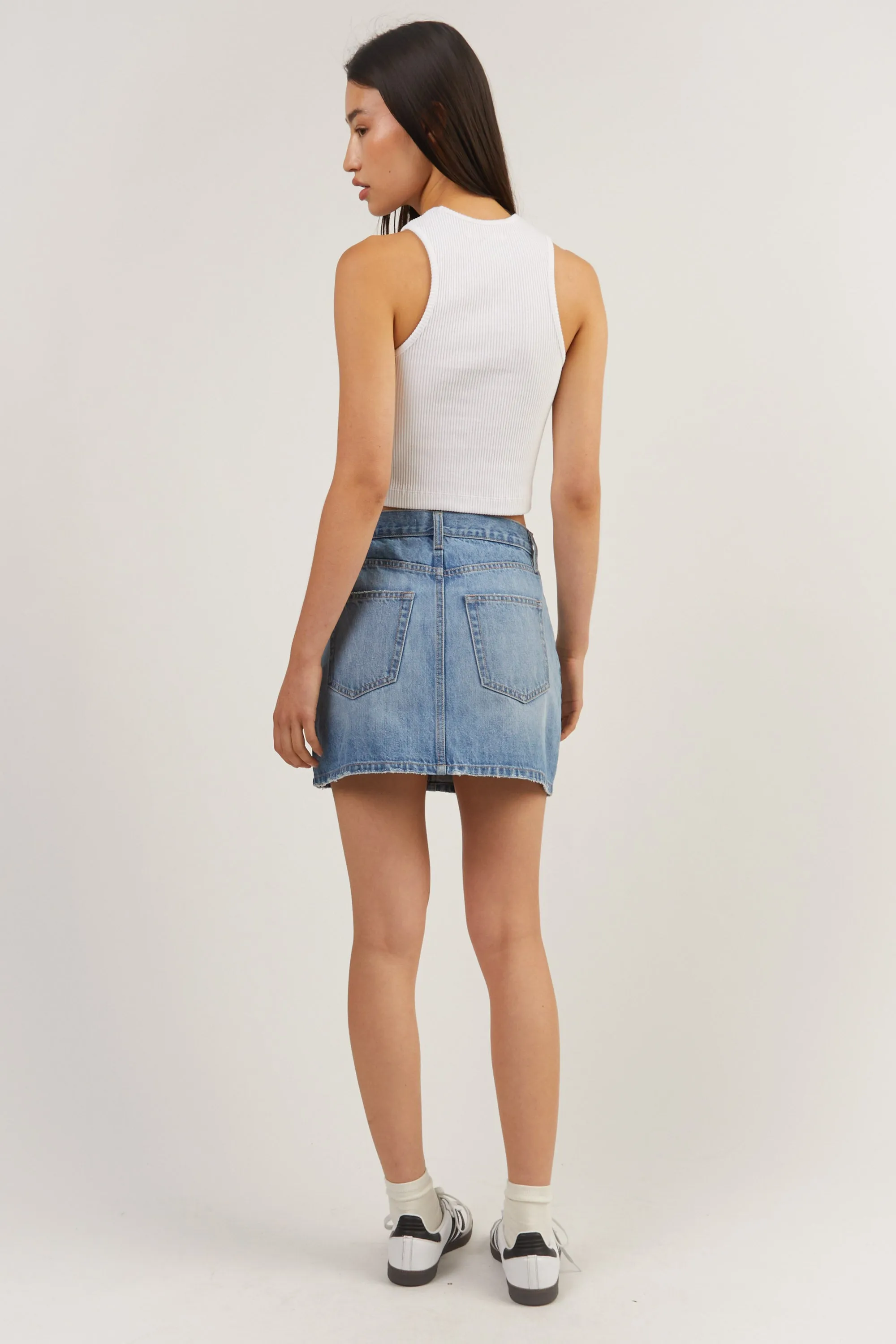 MINI JEAN SKIRT