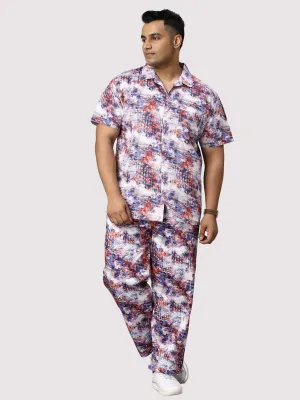 Monsoon Hue Digital Printed Full Co-Ords Men's Plus Size