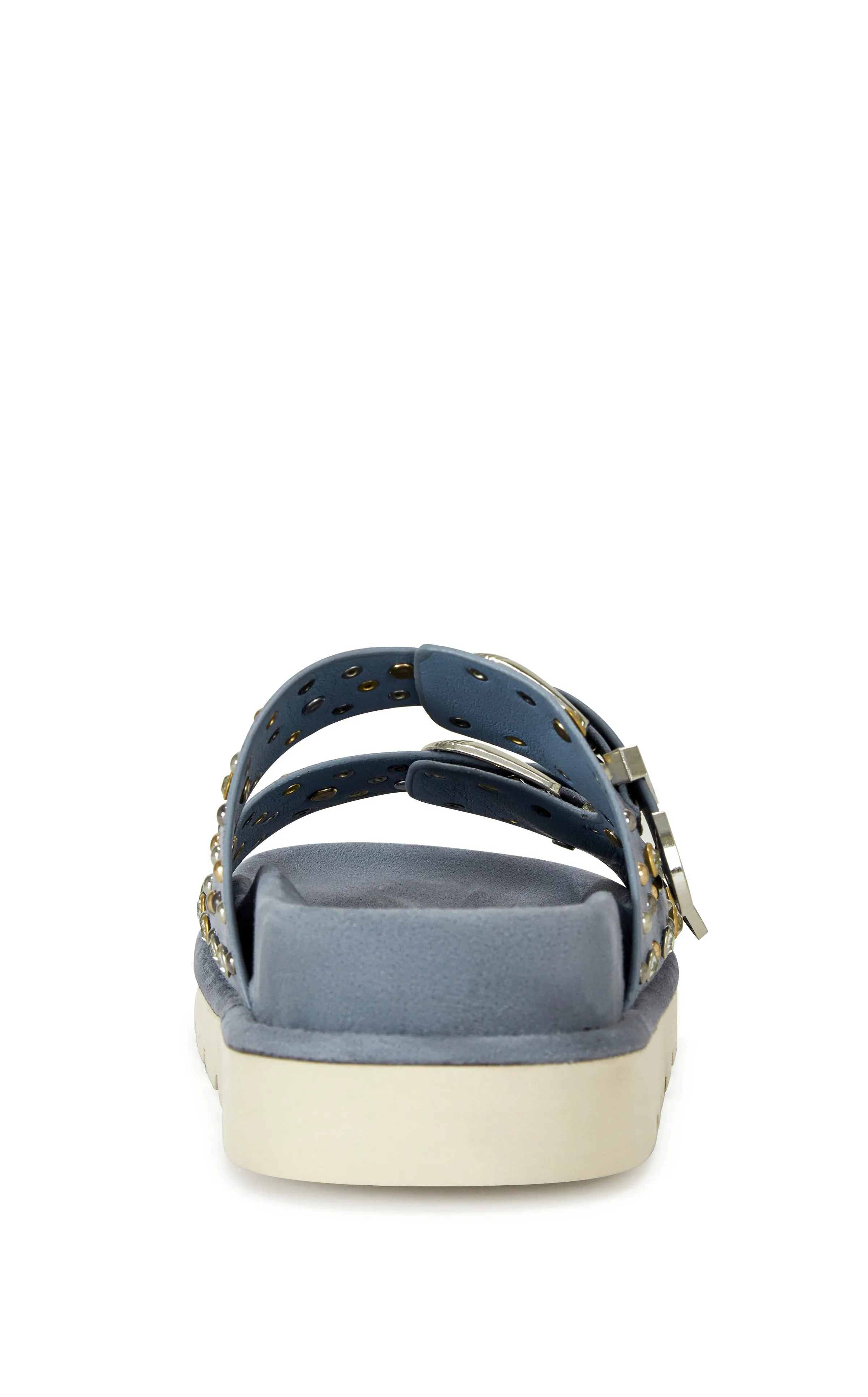 OSWALD-BLUE FLAT SANDAL