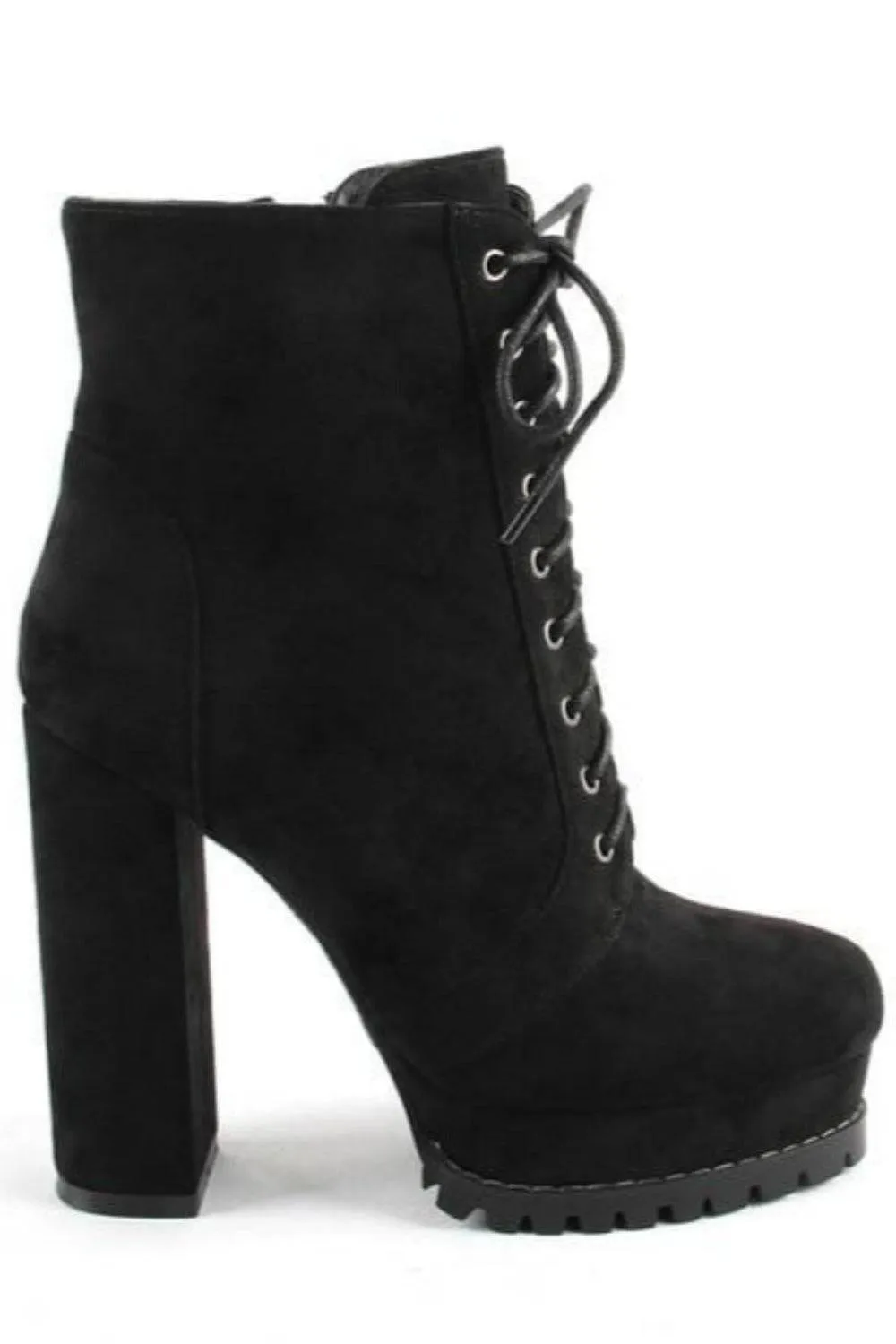 Platform Chunky Heeled Bootie