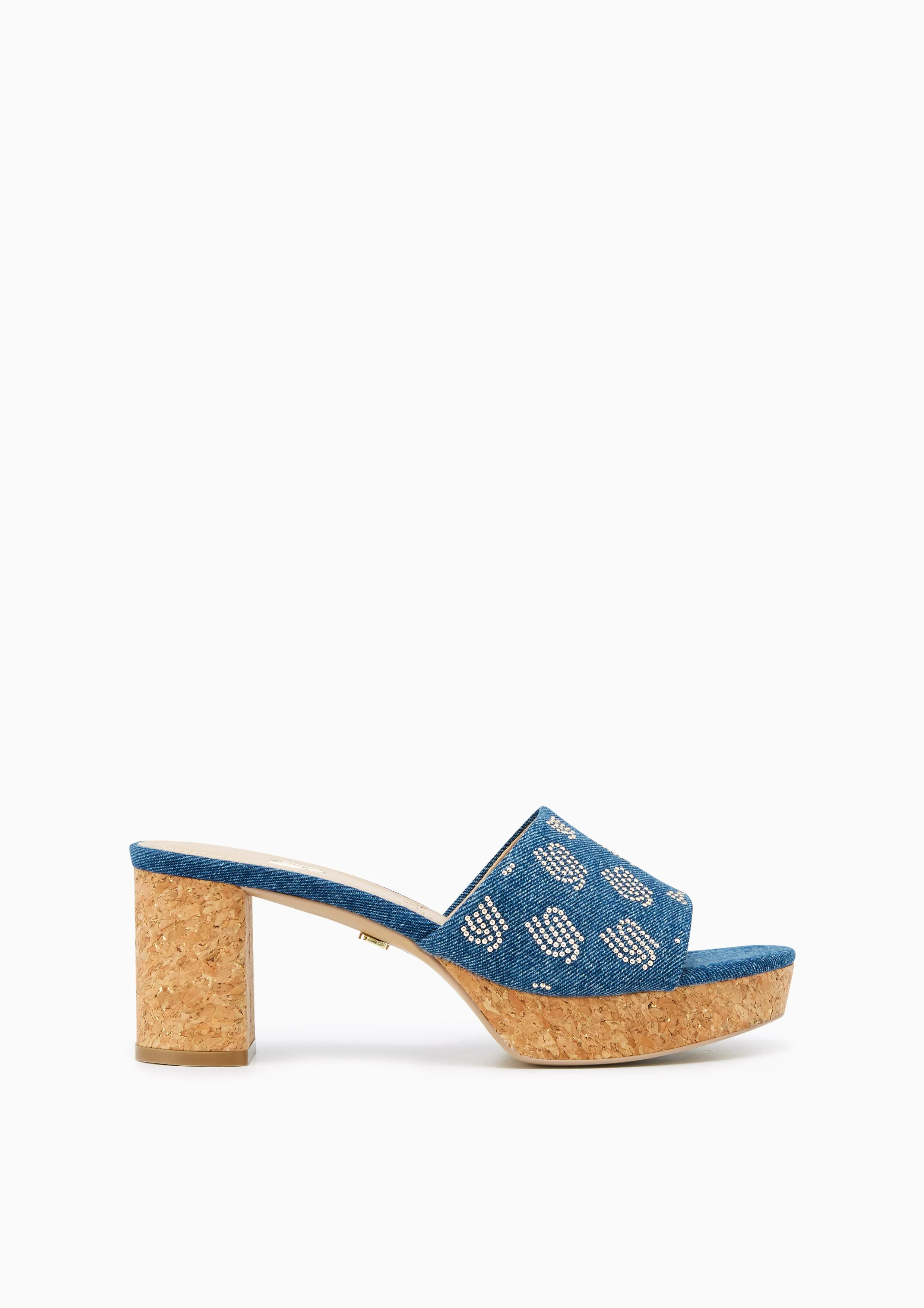 Prive Infinite Low Heel Sandals Blue