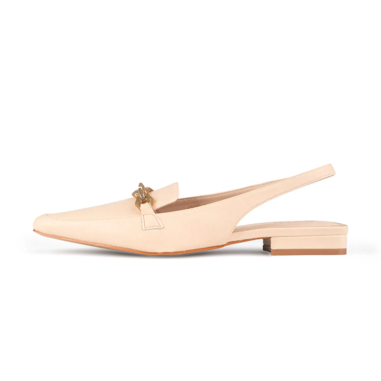 RAID Koral Flat Sandals in Nude