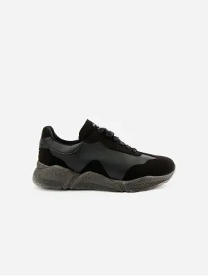 RC Unisex Apple Leather Vegan Sneakers | Black