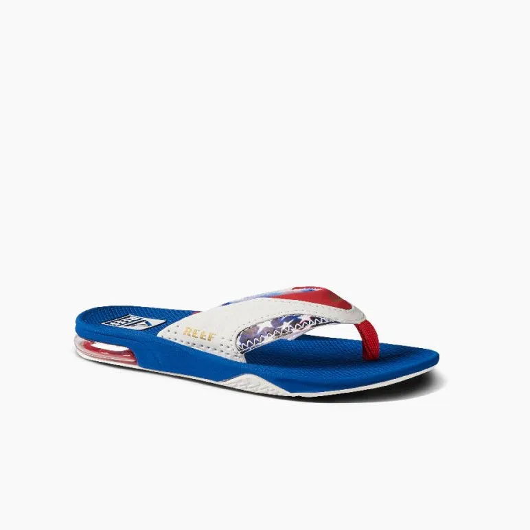 Reef Kids Fanning - Red White & Blue