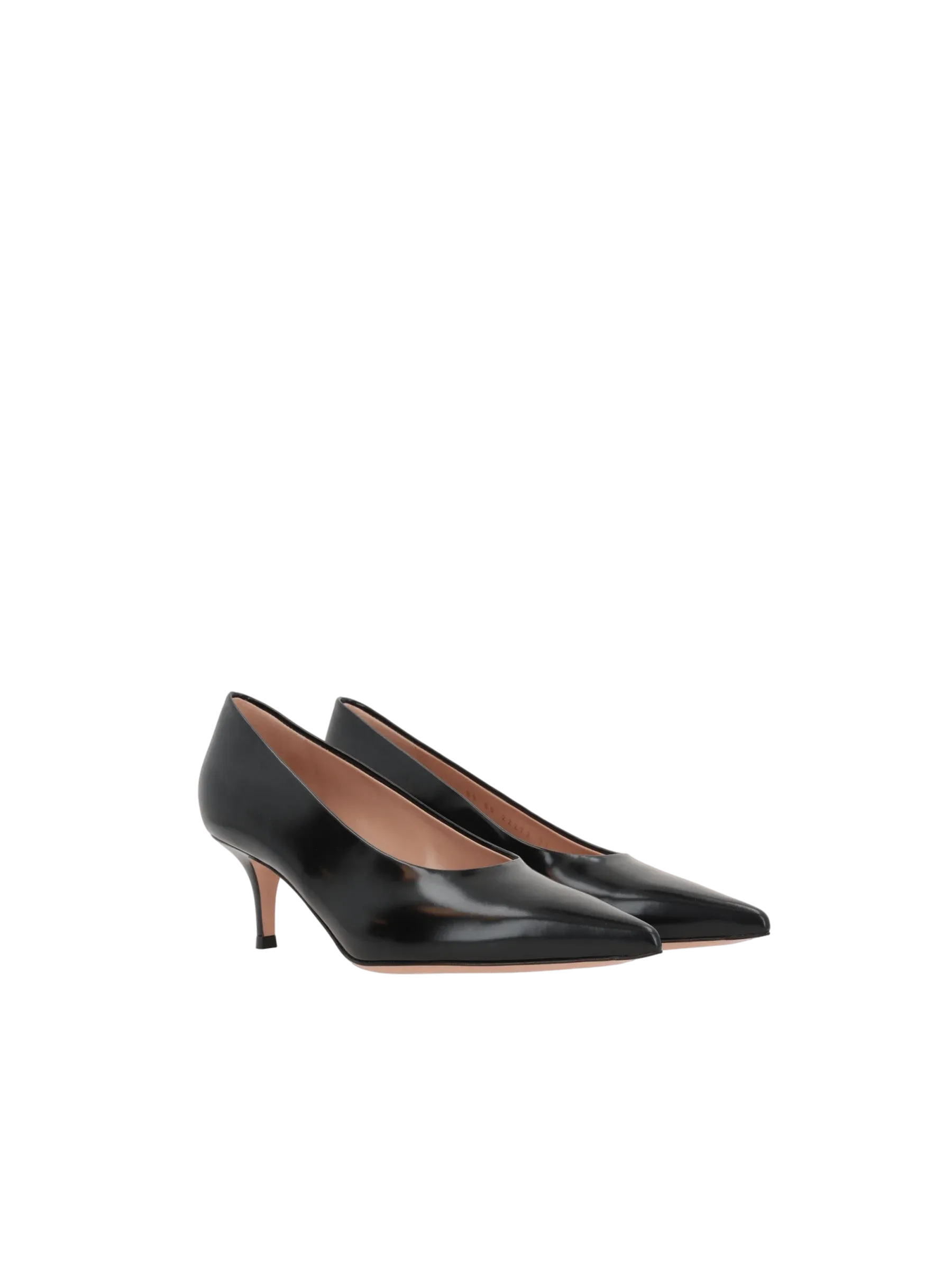 Robbie Brushed Leather Slingback Pumps