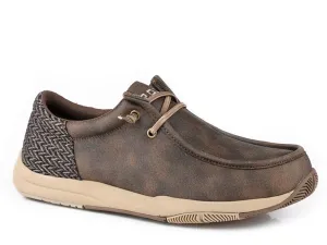 Roper Men's Clearcut Casual Shoe in Vintage Brown