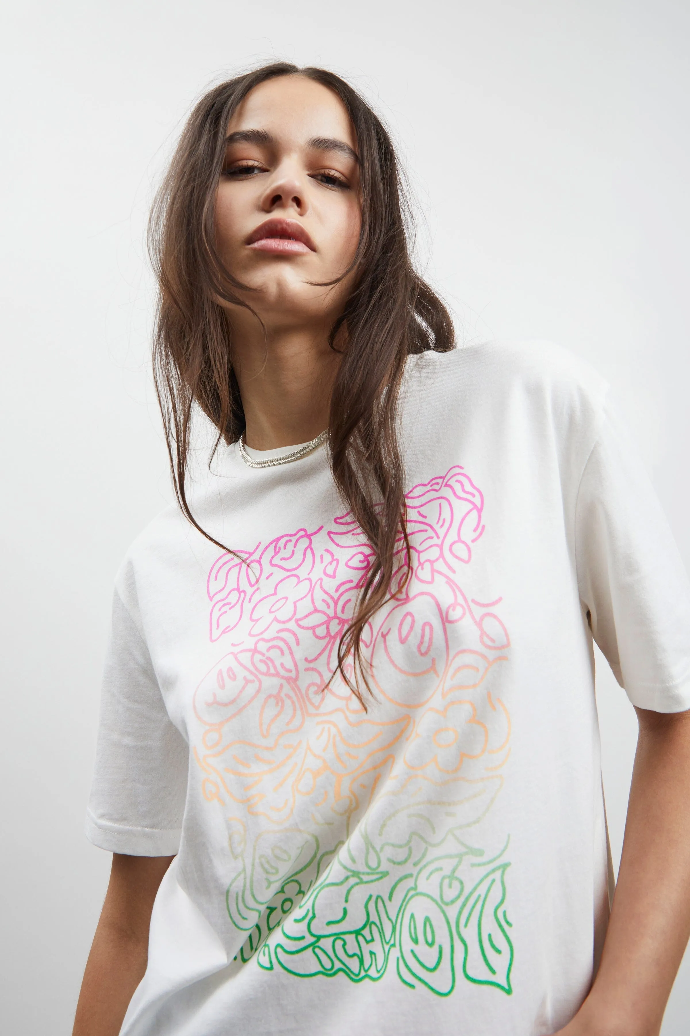 Runela T-shirt in Cloud Dancer White