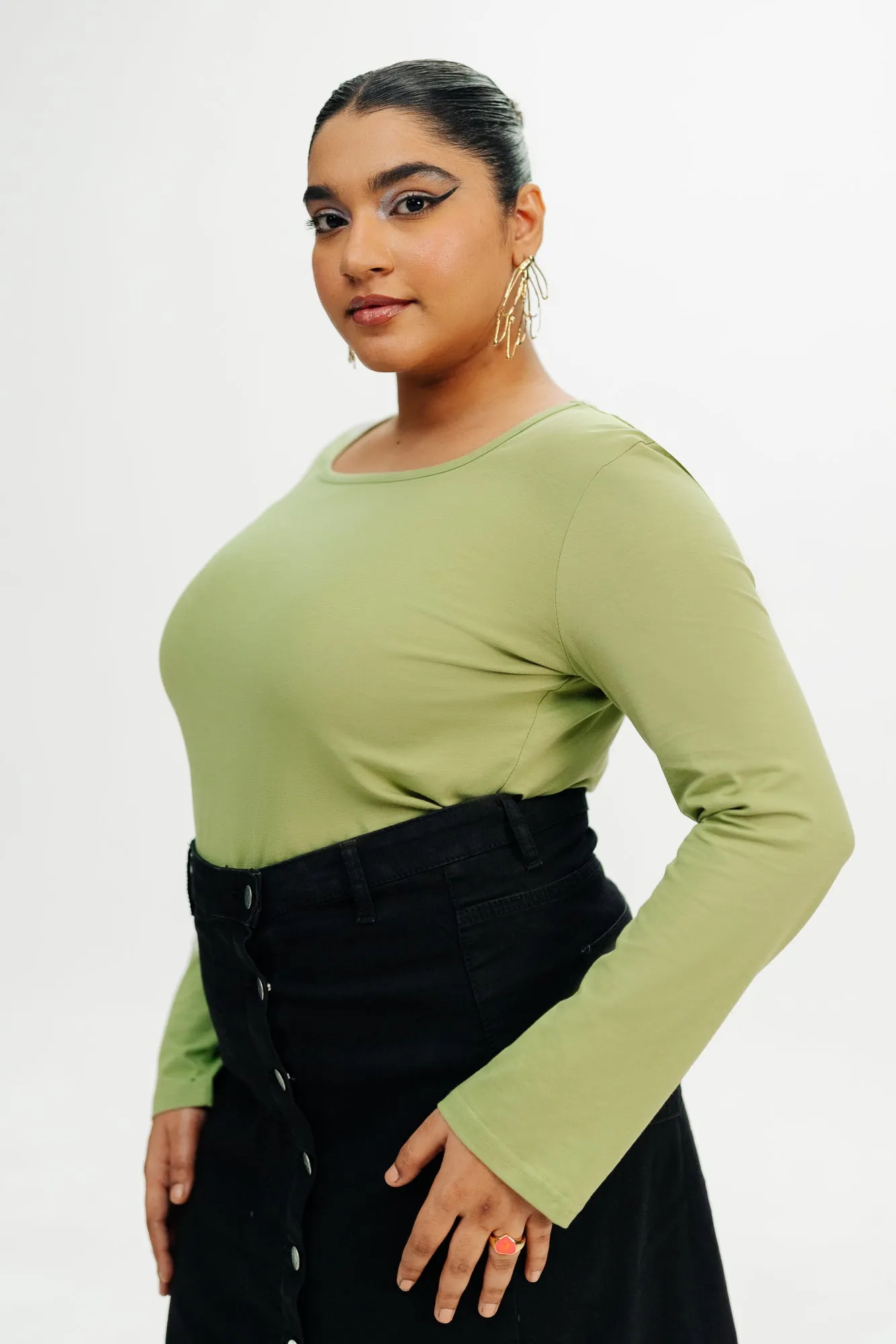 Sage Full Sleeve Top