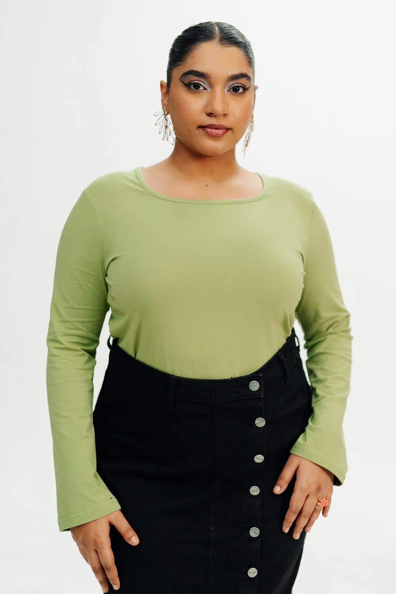 Sage Full Sleeve Top