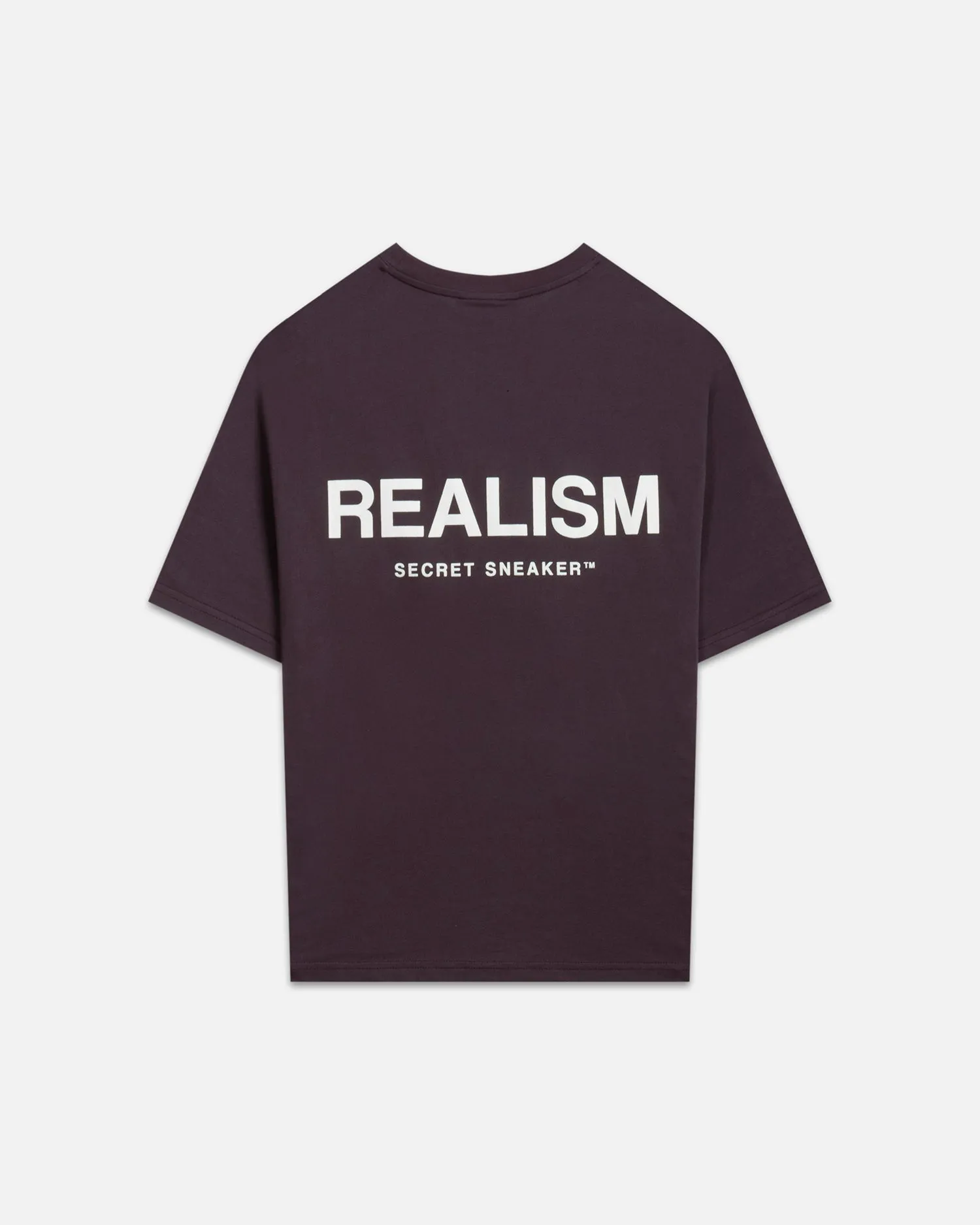 SSS REALISM BACK LOGO TEE PLUM