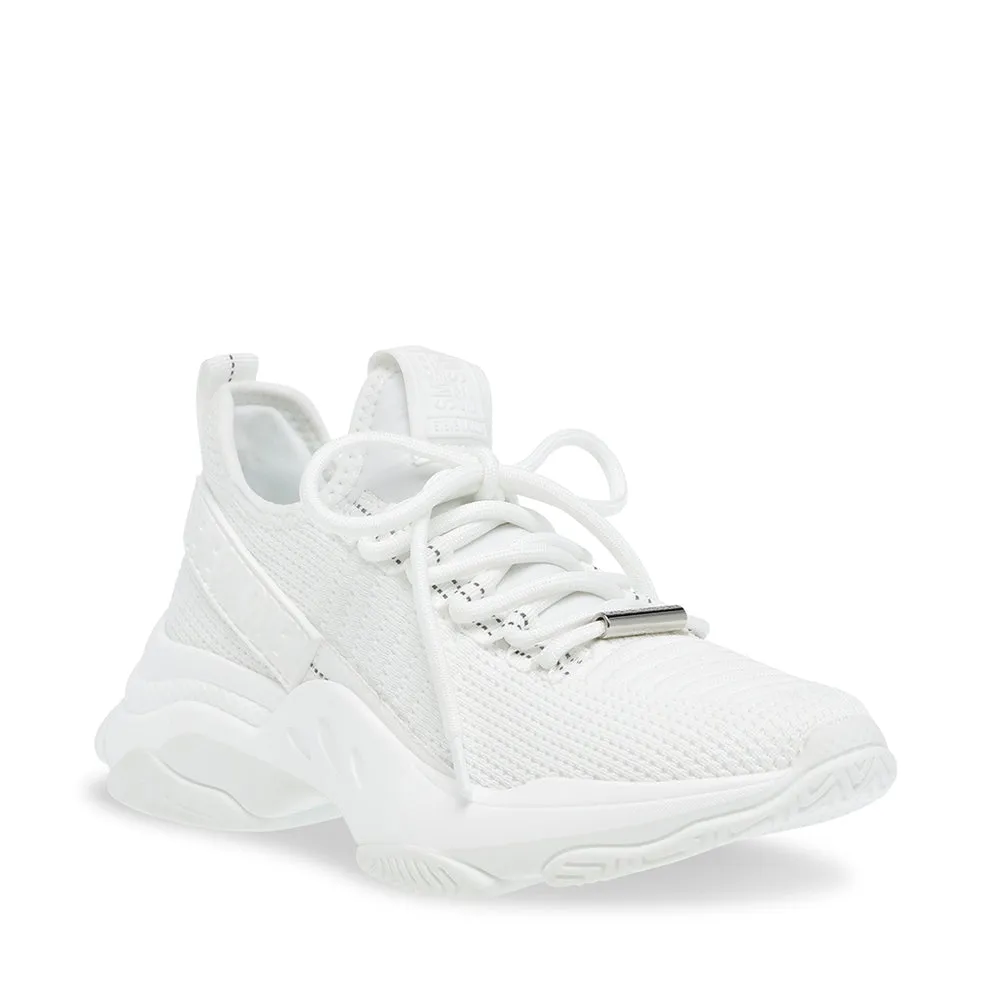 STEVE MADDEN MAC2 SNEAKERS IN WHITE