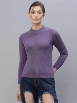 Style Quotient Women Purple Sweatshirt